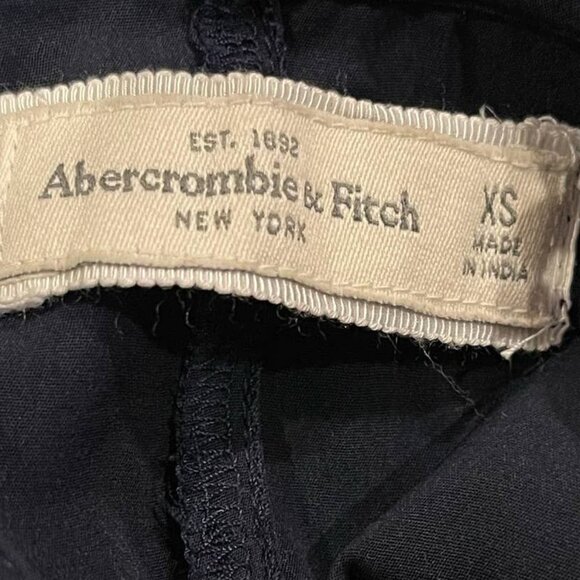 Abercrombie & Fitch Navy Beaded Boho Cami Spaghetti Strap Tank Top Size XS - Picture 5 of 15